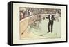 The Superiority of Man, Act Ii, the Man at Home-Phil May-Framed Stretched Canvas