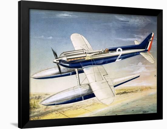 The Supermarine S6 Seaplane-John Henry Batchelor-Framed Giclee Print