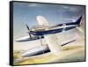 The Supermarine S6 Seaplane-John Henry Batchelor-Framed Stretched Canvas