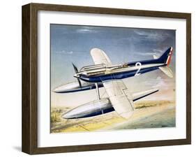 The Supermarine S6 Seaplane-John Henry Batchelor-Framed Giclee Print