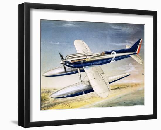 The Supermarine S6 Seaplane-John Henry Batchelor-Framed Giclee Print