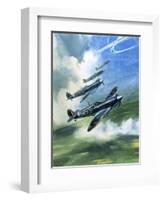 The Supermarine Spitfire Mark Ix-Wilf Hardy-Framed Giclee Print