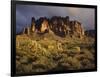 The Superstition Mountains in Lost Dutchman State Park, Arizona-Greg Probst-Framed Photographic Print