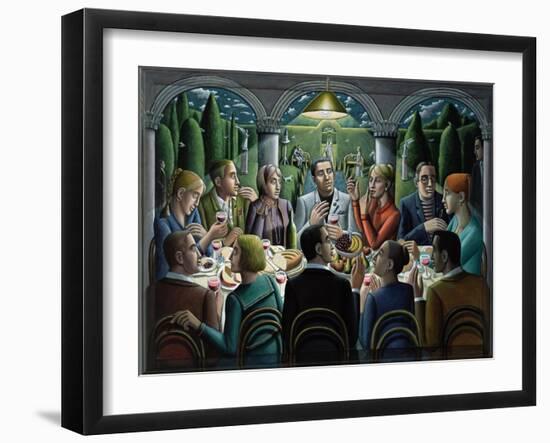 The Supper, 2010-PJ Crook-Framed Giclee Print