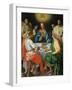 The Supper at Emmaus, 1525-Jacopo da Carucci Pontormo-Framed Giclee Print