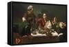 The Supper at Emmaus, 1601-Caravaggio-Framed Stretched Canvas