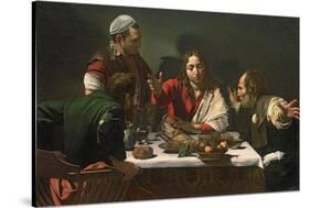 The Supper at Emmaus, 1601-Caravaggio-Stretched Canvas