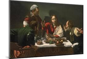 The Supper at Emmaus, 1601-Caravaggio-Mounted Giclee Print