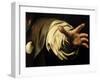 The Supper at Emmaus, 1601-Caravaggio-Framed Giclee Print