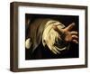 The Supper at Emmaus, 1601-Caravaggio-Framed Giclee Print