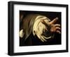 The Supper at Emmaus, 1601-Caravaggio-Framed Giclee Print