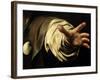 The Supper at Emmaus, 1601-Caravaggio-Framed Giclee Print