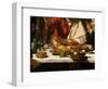 The Supper at Emmaus, 1601-Caravaggio-Framed Giclee Print