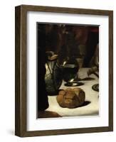 The Supper at Emmaus, 1601-Caravaggio-Framed Giclee Print