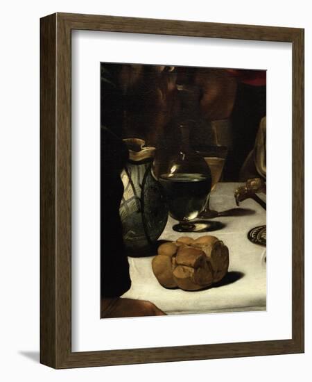 The Supper at Emmaus, 1601-Caravaggio-Framed Giclee Print