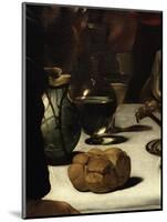 The Supper at Emmaus, 1601-Caravaggio-Mounted Giclee Print