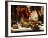 The Supper at Emmaus, 1601-Caravaggio-Framed Giclee Print