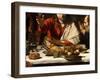 The Supper at Emmaus, 1601-Caravaggio-Framed Giclee Print