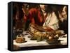 The Supper at Emmaus, 1601-Caravaggio-Framed Stretched Canvas