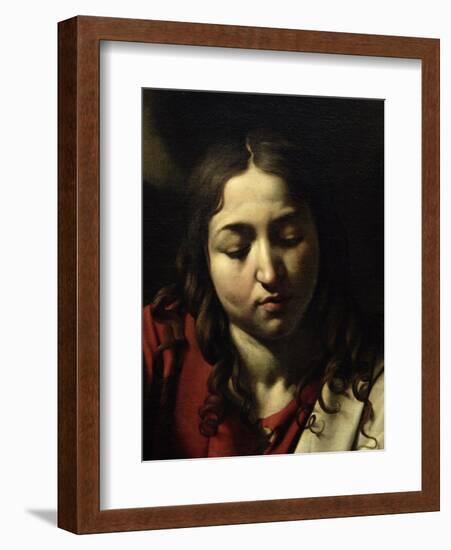 The Supper at Emmaus, 1601-Caravaggio-Framed Giclee Print