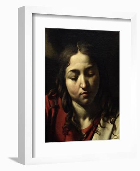 The Supper at Emmaus, 1601-Caravaggio-Framed Giclee Print