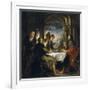 The Supper at Emmaus, 1638-Peter Paul Rubens-Framed Giclee Print