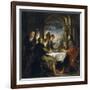 The Supper at Emmaus, 1638-Peter Paul Rubens-Framed Giclee Print