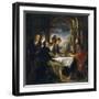 The Supper at Emmaus, 1638-Peter Paul Rubens-Framed Giclee Print