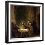 The Supper at Emmaus, 1648-Rembrandt van Rijn-Framed Giclee Print