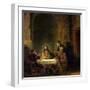 The Supper at Emmaus, 1648-Rembrandt van Rijn-Framed Giclee Print