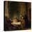 The Supper at Emmaus, 1648-Rembrandt van Rijn-Stretched Canvas