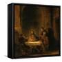 The Supper at Emmaus, 1648-Rembrandt van Rijn-Framed Stretched Canvas