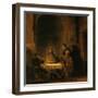 The Supper at Emmaus, 1648-Rembrandt van Rijn-Framed Giclee Print