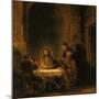 The Supper at Emmaus, 1648-Rembrandt van Rijn-Mounted Giclee Print