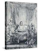 The Supper at Emmaus, (1654), 1903-Rembrandt van Rijn-Stretched Canvas
