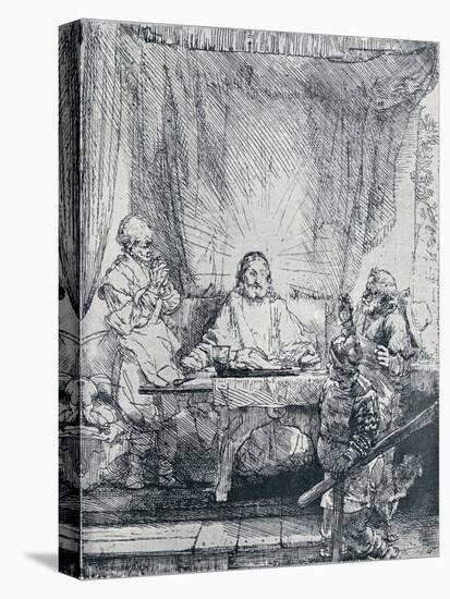 The Supper at Emmaus, (1654), 1903-Rembrandt van Rijn-Stretched Canvas