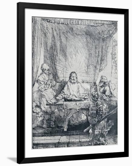 The Supper at Emmaus, (1654), 1903-Rembrandt van Rijn-Framed Giclee Print