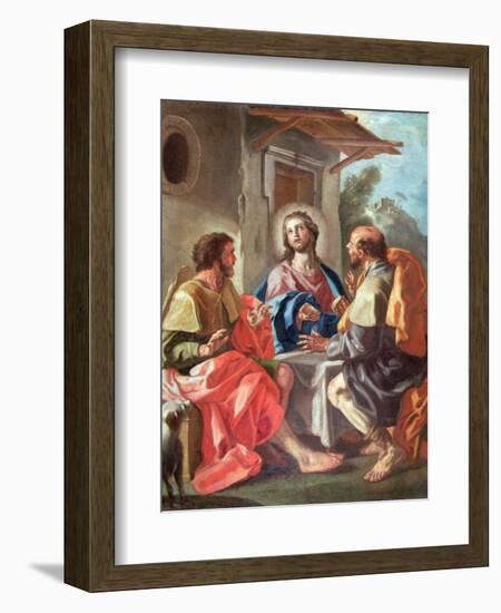 The Supper at Emmaus by Francesco de Mura-Francesco de Mura-Framed Giclee Print