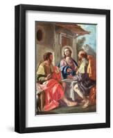 The Supper at Emmaus by Francesco de Mura-Francesco de Mura-Framed Giclee Print