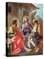 The Supper at Emmaus by Francesco de Mura-Francesco de Mura-Stretched Canvas