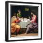 The Supper at Emmaus, c.1520-Ridolfo Ghirlandaio-Framed Giclee Print