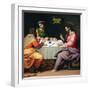 The Supper at Emmaus, c.1520-Ridolfo Ghirlandaio-Framed Giclee Print