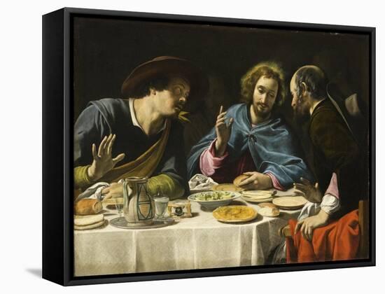 The Supper at Emmaus, c.1625-Filippo Tarchiani-Framed Stretched Canvas