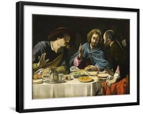 The Supper at Emmaus, c.1625-Filippo Tarchiani-Framed Giclee Print