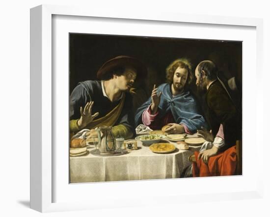 The Supper at Emmaus, c.1625-Filippo Tarchiani-Framed Giclee Print