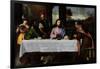 The Supper at Emmaus, circa 1535-Titian (Tiziano Vecelli)-Framed Giclee Print