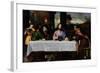 The Supper at Emmaus, circa 1535-Titian (Tiziano Vecelli)-Framed Giclee Print