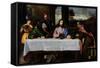 The Supper at Emmaus, circa 1535-Titian (Tiziano Vecelli)-Framed Stretched Canvas