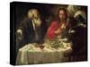 The Supper at Emmaus, circa 1614-21-Caravaggio-Stretched Canvas