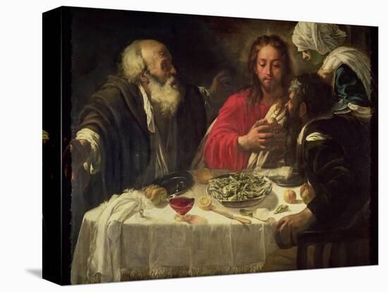 The Supper at Emmaus, circa 1614-21-Caravaggio-Stretched Canvas